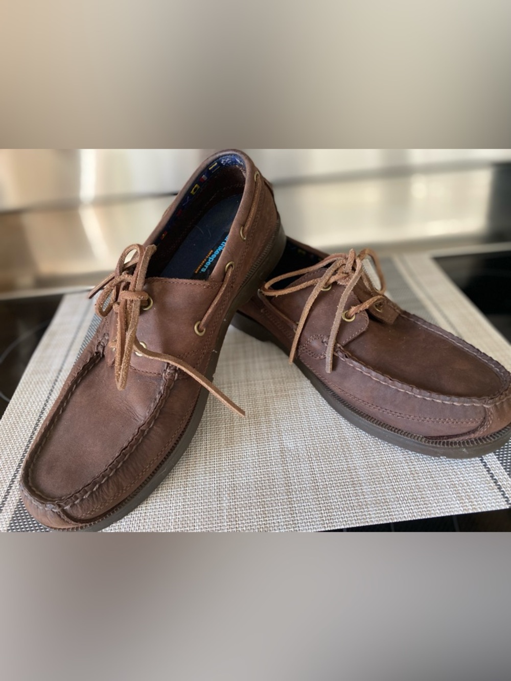 Timberland Earthkeepers Kia Wah Bay 2 Eye Boat Shoes Men's Size 11 Brown EUC